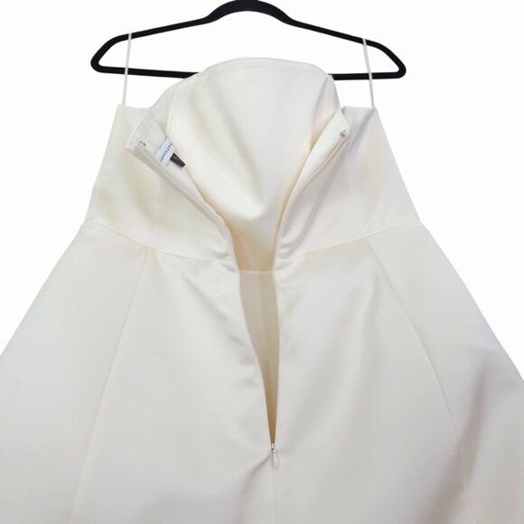 Delfi Collective Gemma Maxi Dress Ivory Strapless Netted Beaded Sequin Size XL - Picture 9 of 16